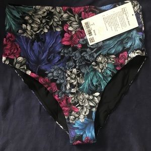 NWT! Lululemon deep sea high waist bikini bottoms